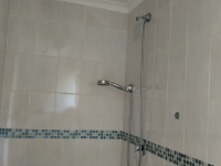 newly renovated shower room