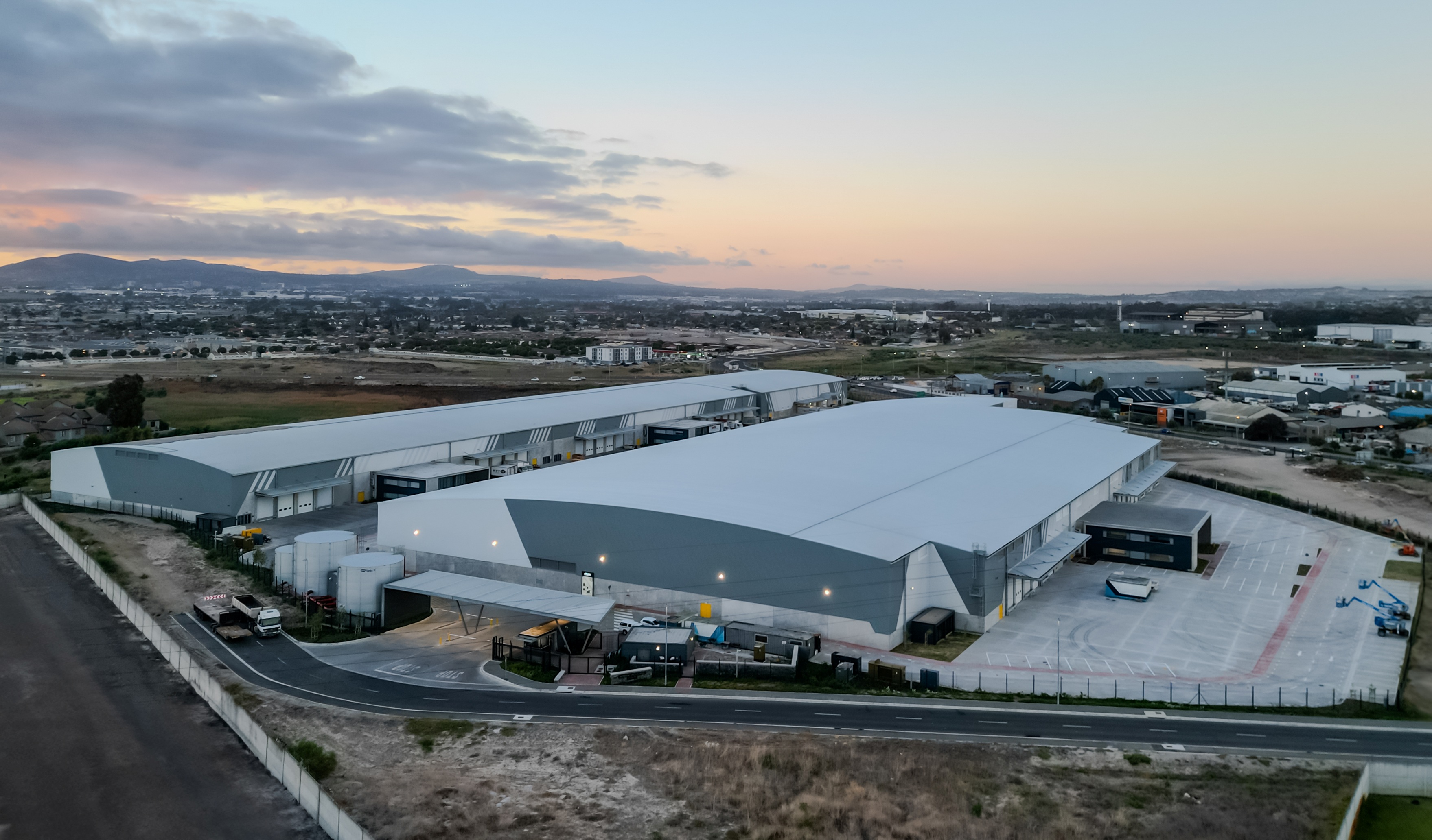 •	Aerial view of Arterial Industrial Estate