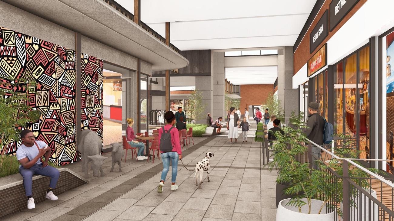 Internal Rendering of Groblersdal Mall in Limpopo