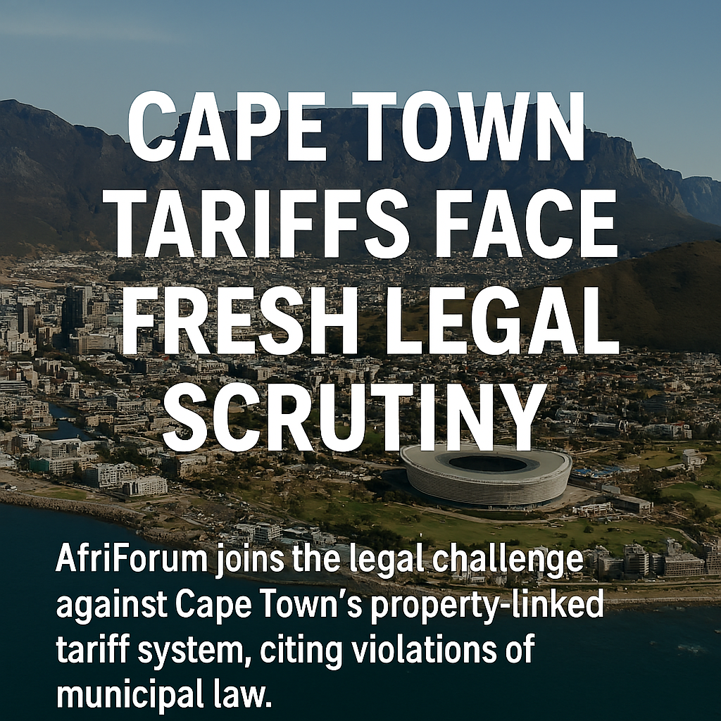 CAPE TOWN TARIFFS FACE FRESH LEGAL SCRUTINY