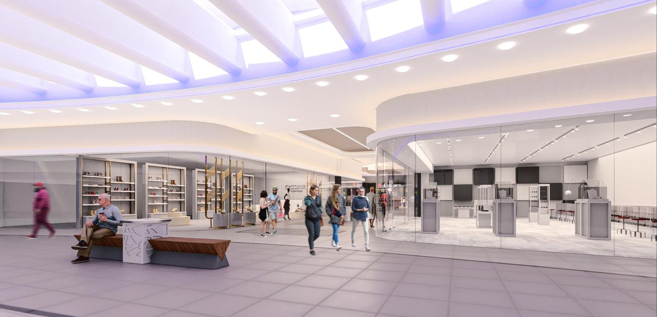 Internal architectural rendering of Growthpoint Properties’ Walmer Park Shopping Centre